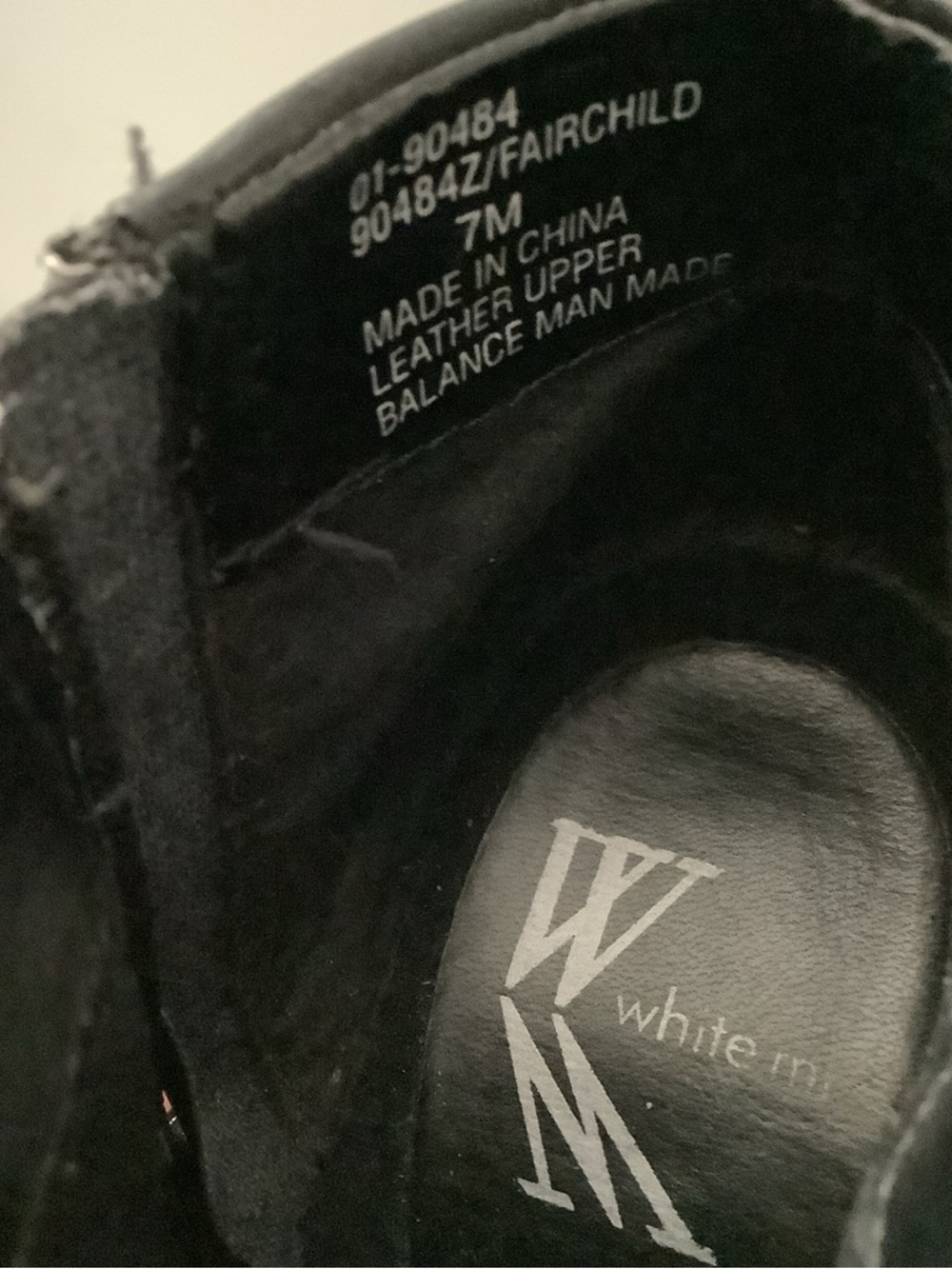 White mountain. Classic Black Leather Women's Ankle Boot - Picture 7 of 9